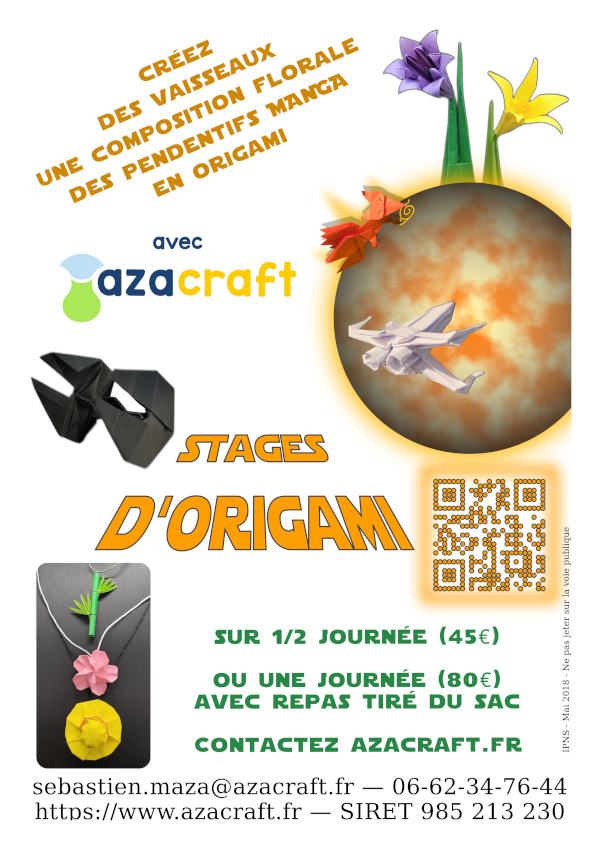 Affiche stage été 2026